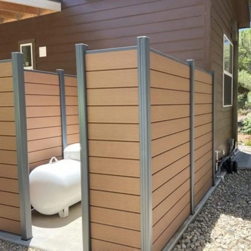 LH EP 3 in. x 3 in. x 6 ft. Gray Aluminum Alloy Fence End Post Kit for 6 in. x 6 in. EP Fence Series, photo 8 of 8
