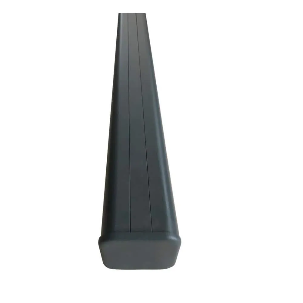 LH EP 3 in. x 3 in. x 6 ft. Gray Aluminum Alloy Fence End Post Kit for 6 in. x 6 in. EP Fence Series, photo 2 of 8