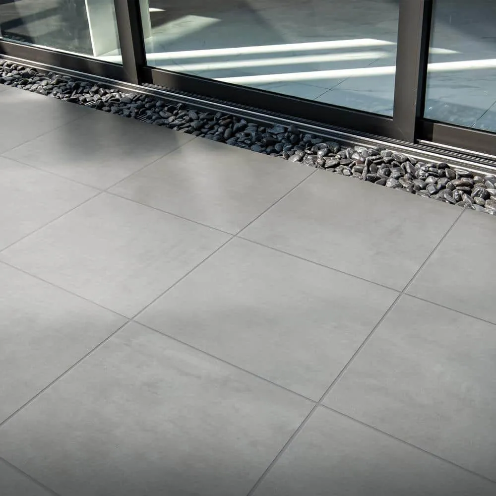 Corso Italia Urban Gray 24 in. x 24 in. x 0.75 Concrete Look Porcelain Paver (Case of 2), photo 3 of 7