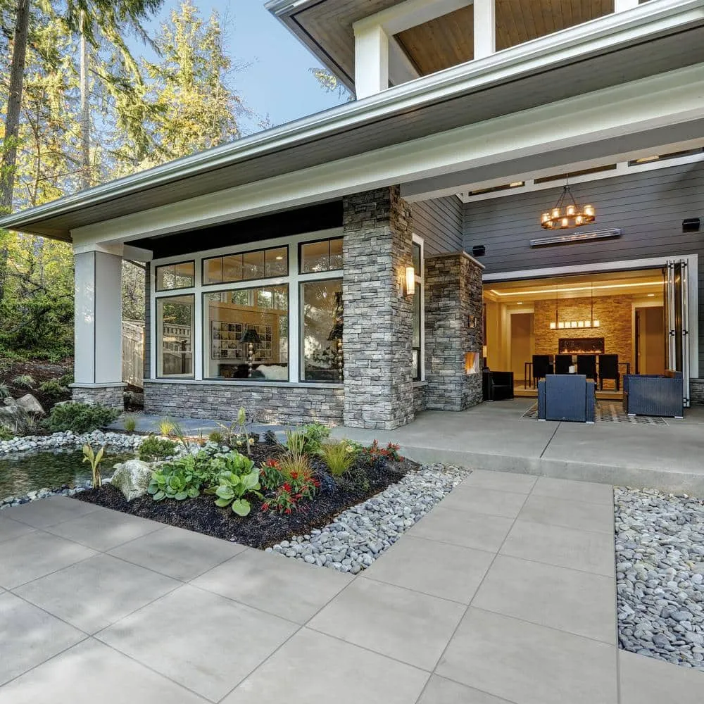 Corso Italia Urban Gray 24 in. x 24 in. x 0.75 Concrete Look Porcelain Paver (Case of 2), photo 2 of 7