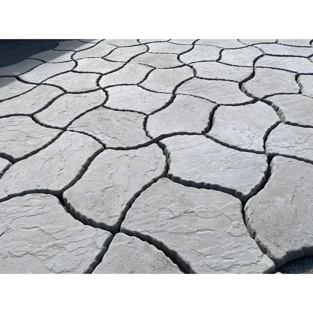 Nantucket Pavers Berkshire 13 in. x 19 in. Concrete Concrete Gray Irregular Paver Kit (60-Pieces per Pallet), photo 6 of 6