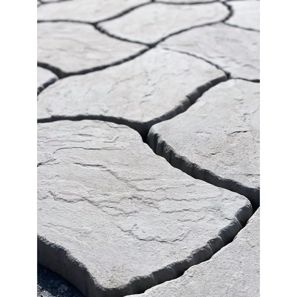 Nantucket Pavers Berkshire 13 in. x 19 in. Concrete Concrete Gray Irregular Paver Kit (60-Pieces per Pallet), photo 2 of 6