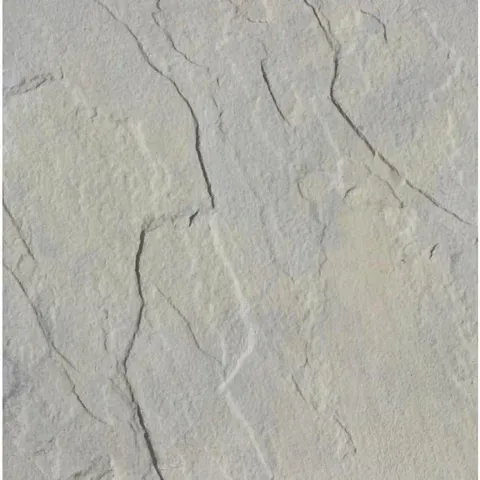 Patio-on-a-Pallet 18 × 18 in Concrete Gray Variegated Traditional Yorkstone Paver