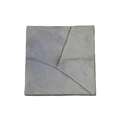 17.5 × 17.5 in Stone Design Square Gray Variegated Concrete Paver