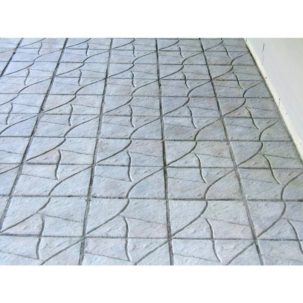 Nantucket Pavers 17.5 in. x 17.5 in. Stone Design Square Gray Variegated Concrete Paver (46-Pieces/97 sq. ft./Pallet), photo 5 of 5
