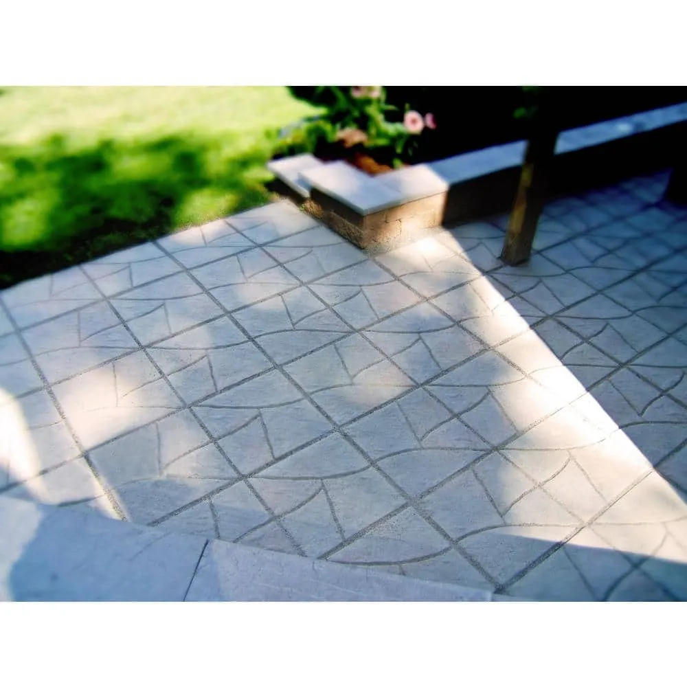 Nantucket Pavers 17.5 in. x 17.5 in. Stone Design Square Gray Variegated Concrete Paver (46-Pieces/97 sq. ft./Pallet), photo 2 of 5