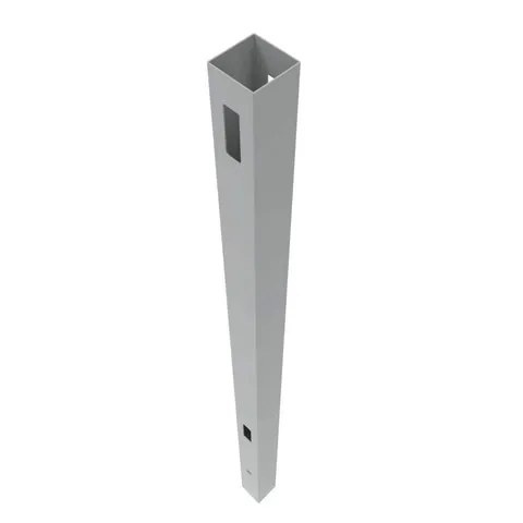 Gray Vinyl Fence Line Post