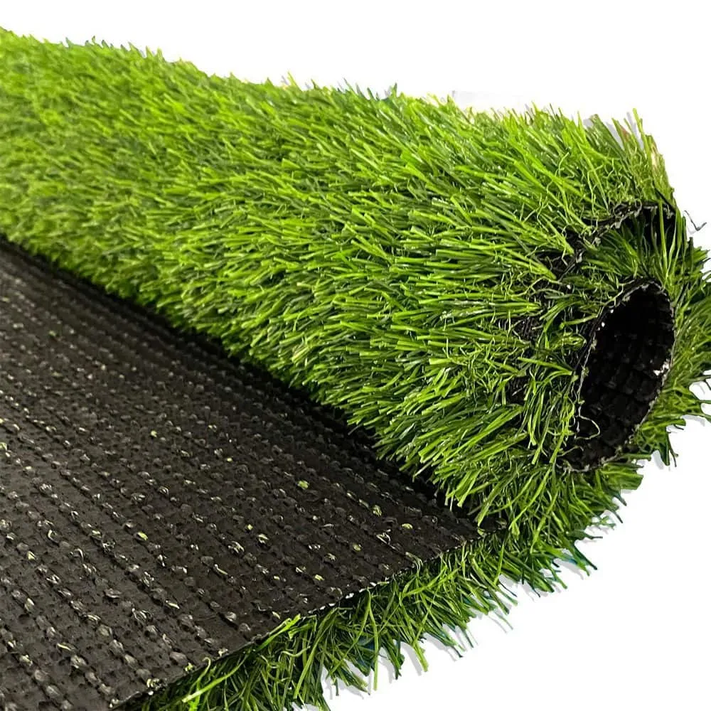 Agfabric 6 ft. x 10 ft. Green Artificial Grass Carpet 1.18 in. Mat for Outdoor Garden Landscape Balcony Dog Grass Rug, photo 3 of 8