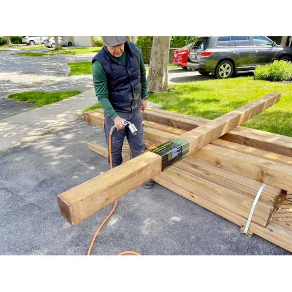 Post Saver Pro-Wrap 5 in. to 6 in. Square or 6 in. to 7 in. Round - Rot Protection - Fence and Post Protection (10-Pack), photo 8 of 8