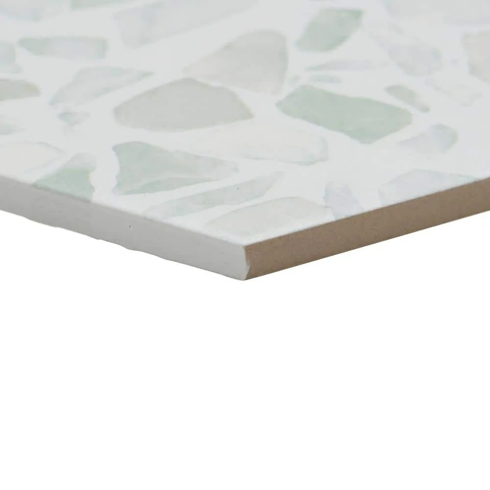 Ivy Hill Tile Fusion Hex Green Terrazzo 9.13 in. x 10.51 in. Matte Porcelain Floor and Wall Tile (8.07 sq. ft./Case), photo 4 of 8