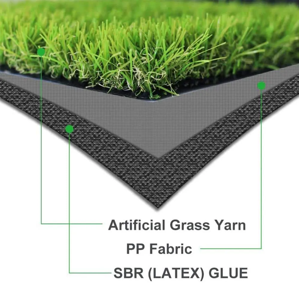 LITA ECO 1.38 Pile Height 8 ft. W x Cut to Length Green Artificial Grass Turf, photo 2 of 7