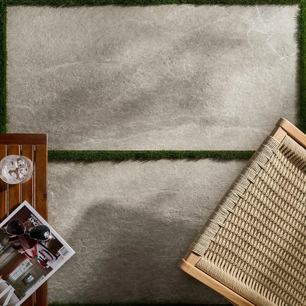 Ivy Hill Tile LithoTech 23.62 in. x 47.24 in. 0.78 in. Greige Beige Matte Porcelain Floor Paver Tile (7.74 sq. ft./Each), photo 3 of 8