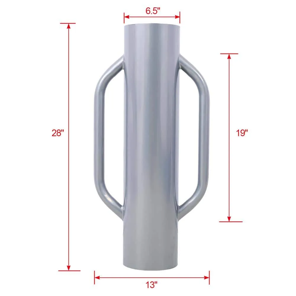 Tatayosi 37 lbs. Metal Fence Post Driver with Handle, Heavy-Duty T Post Pounder Rammer for Installing Fence Gatepost, photo 4 of 7