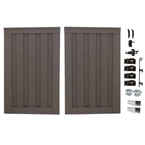 Seclusions Grey Composite Privacy Gate