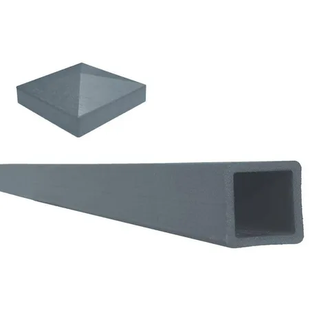 Seclusions Composite Fence Post in Winchester Grey