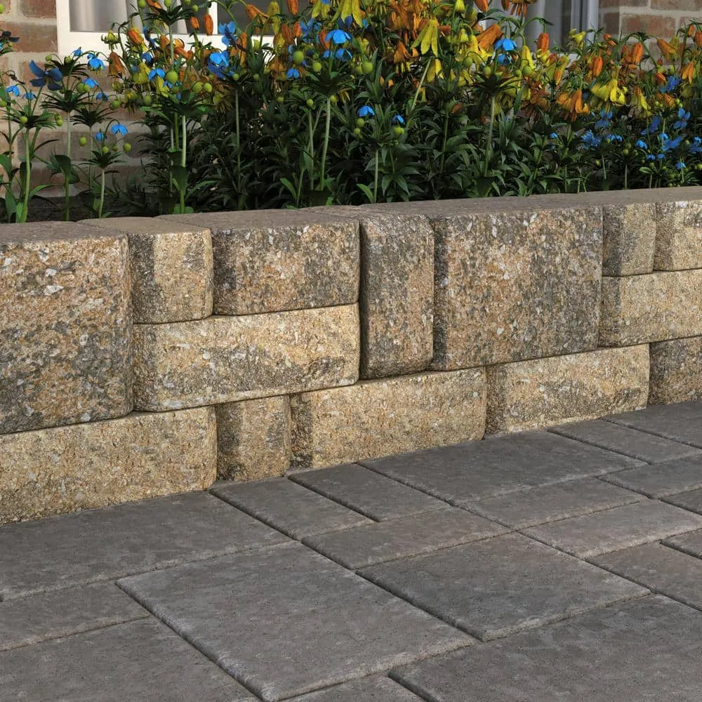 Pavestone Paper Sample Only of RumbleStone 3.5 in. x 7 in. Greystone Concrete Mini Wall Block (1-Piece), photo 10 of 14