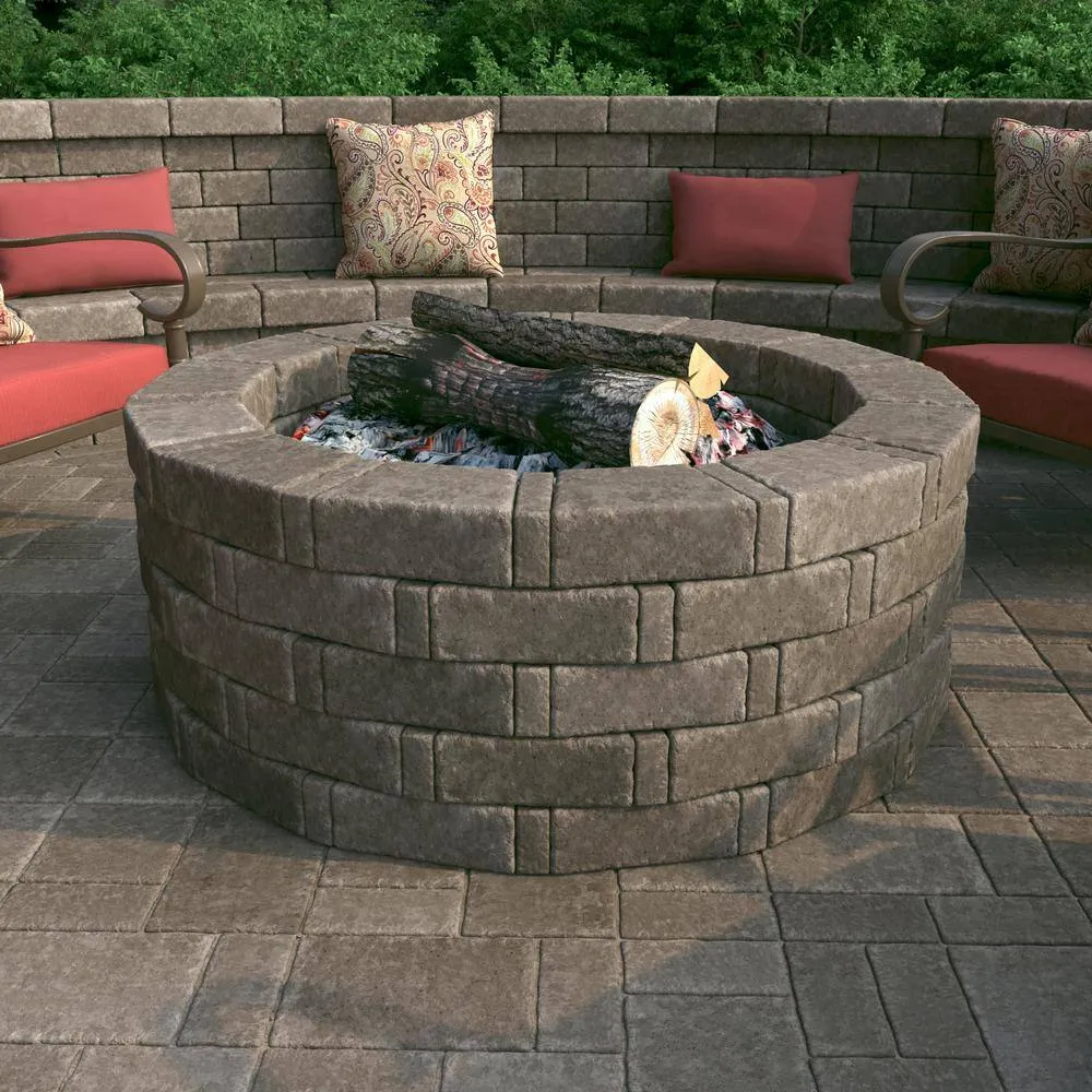 Pavestone Paper Sample Only of RumbleStone 3.5 in. x 7 in. Greystone Concrete Mini Wall Block (1-Piece), photo 4 of 14