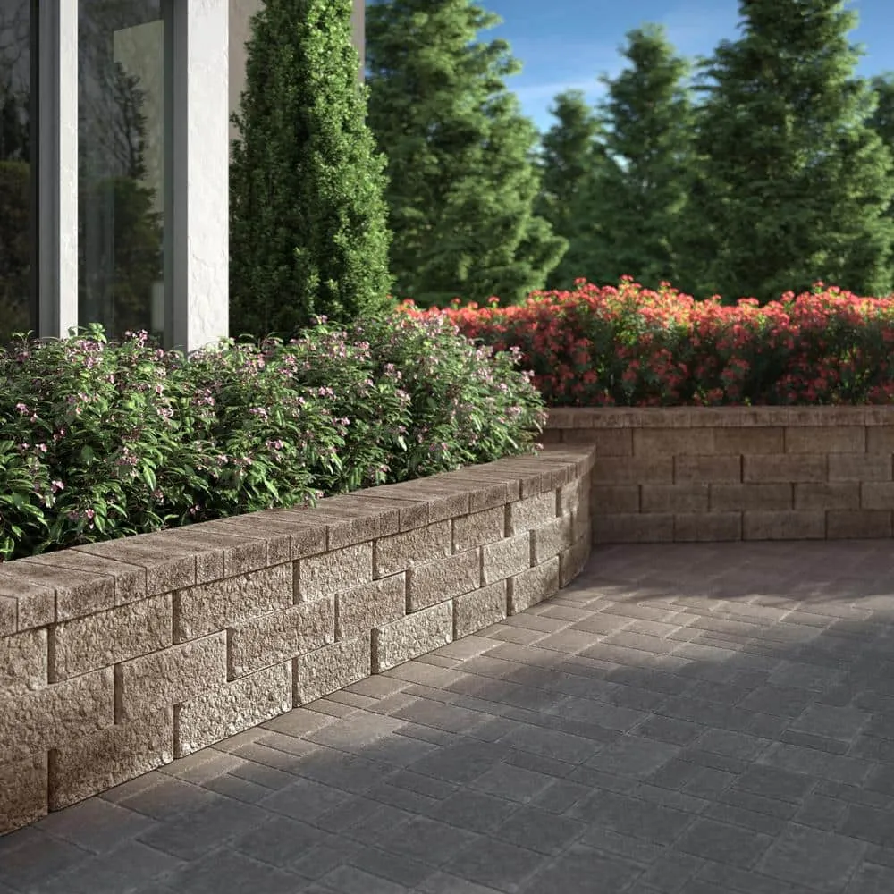 Pavestone Paper Sample Only of RumbleStone 3.5 in. x 7 in. Greystone Concrete Mini Wall Block (1-Piece), photo 12 of 14
