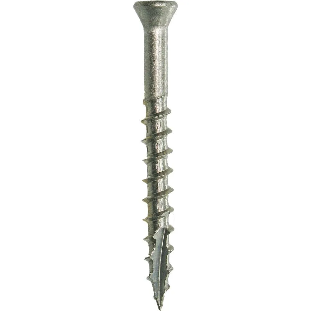 Grip-Rite #7 x 1-5/8 in. 305 Stainless Steel Star Drive Trim Head Wood Screws 1 lb. Box, photo 3 of 6