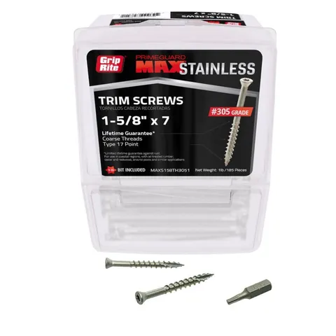 305 Stainless Steel Star Drive Wood Screws