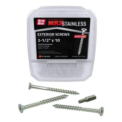 305 Stainless Steel Star Drive Deck Screws