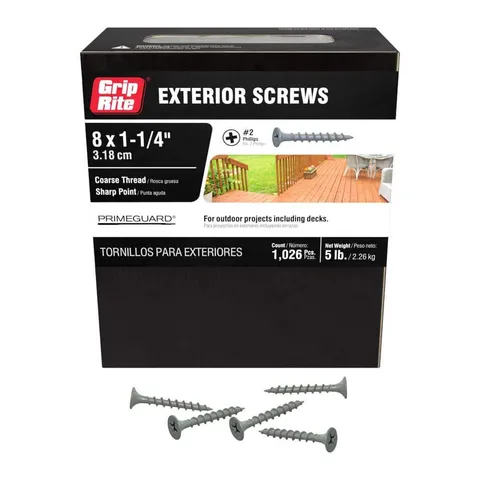 Exterior Coated Wood Screws