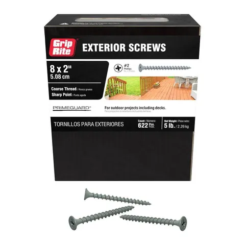2" Coated Exterior Screws