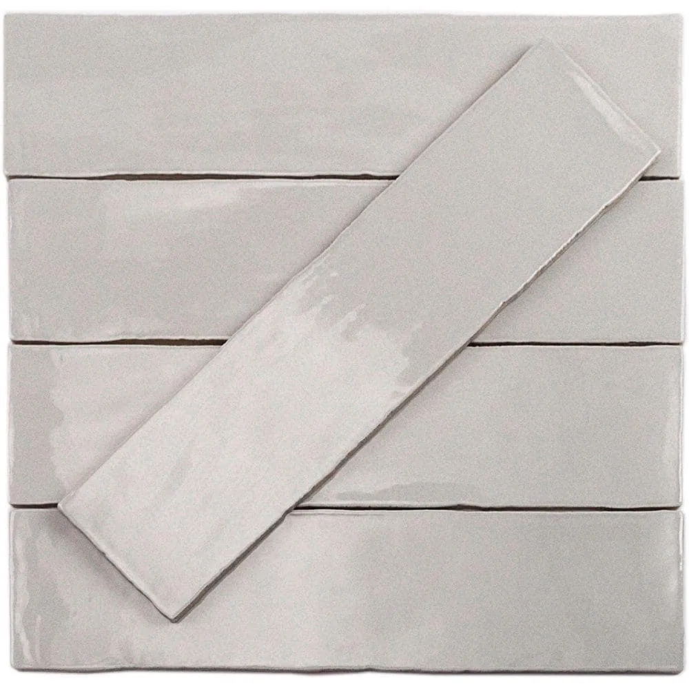 Ivy Hill Tile Catalina Gris 3 in. x 12 in. x 8 mm Polished Ceramic Subway Wall Tile (10.76 sq.ft./case), photo 3 of 8