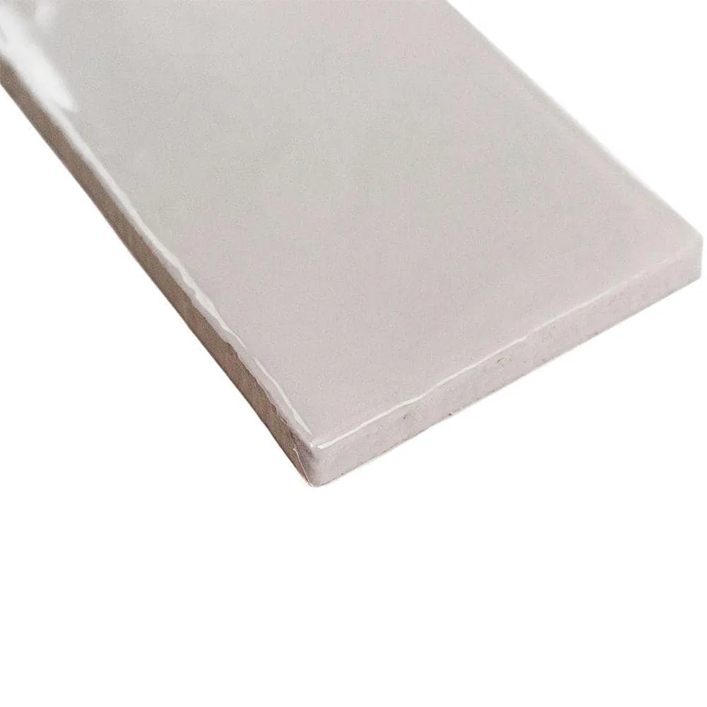 Ivy Hill Tile Catalina Gris 3 in. x 12 in. x 8 mm Polished Ceramic Subway Wall Tile (10.76 sq.ft./case), photo 4 of 8