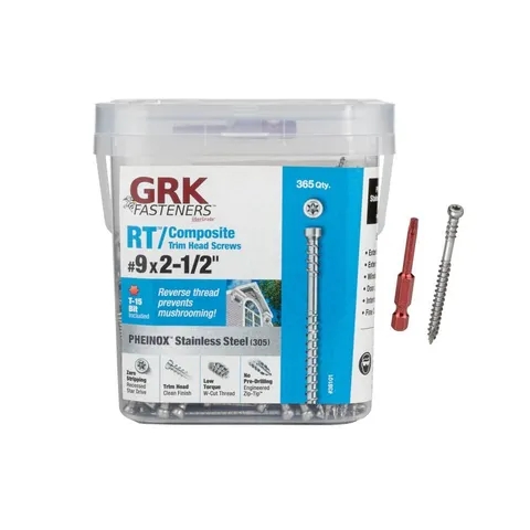 Trim-Head Deck Screws
