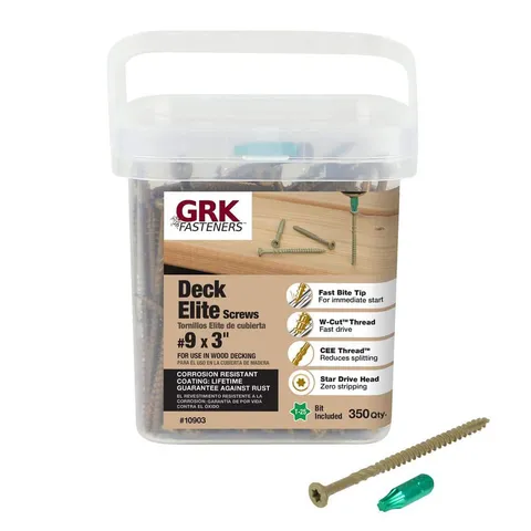 GRK 3" Star Drive Deck Screws 350-Pack