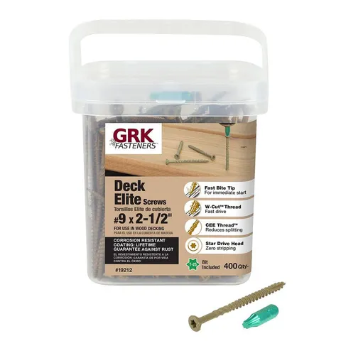 #9 x 2-1/2 in. Deck Elite Wood Screws