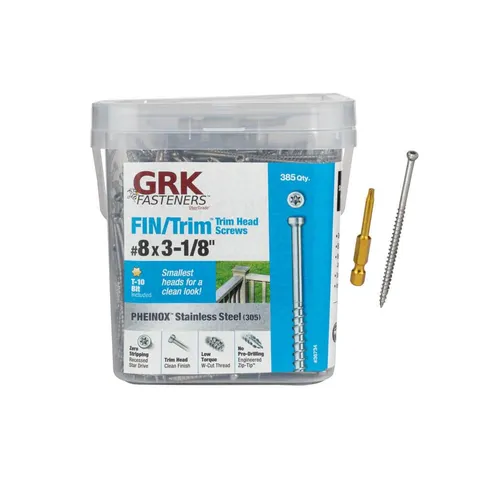 GRK Pheinox Stainless Steel Trim Screws 385-Pack