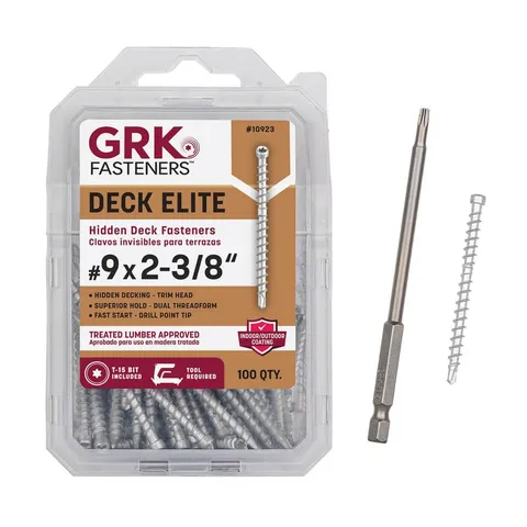 GRK Hidden Deck Screws with Star Drive