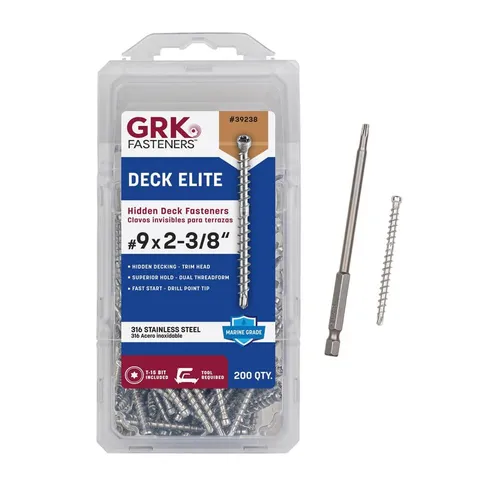 Stainless Steel Hidden Deck Screws