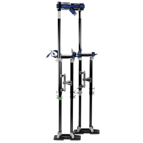 36 in. to 48 in. Adjustable Height Black Drywall Stilts
