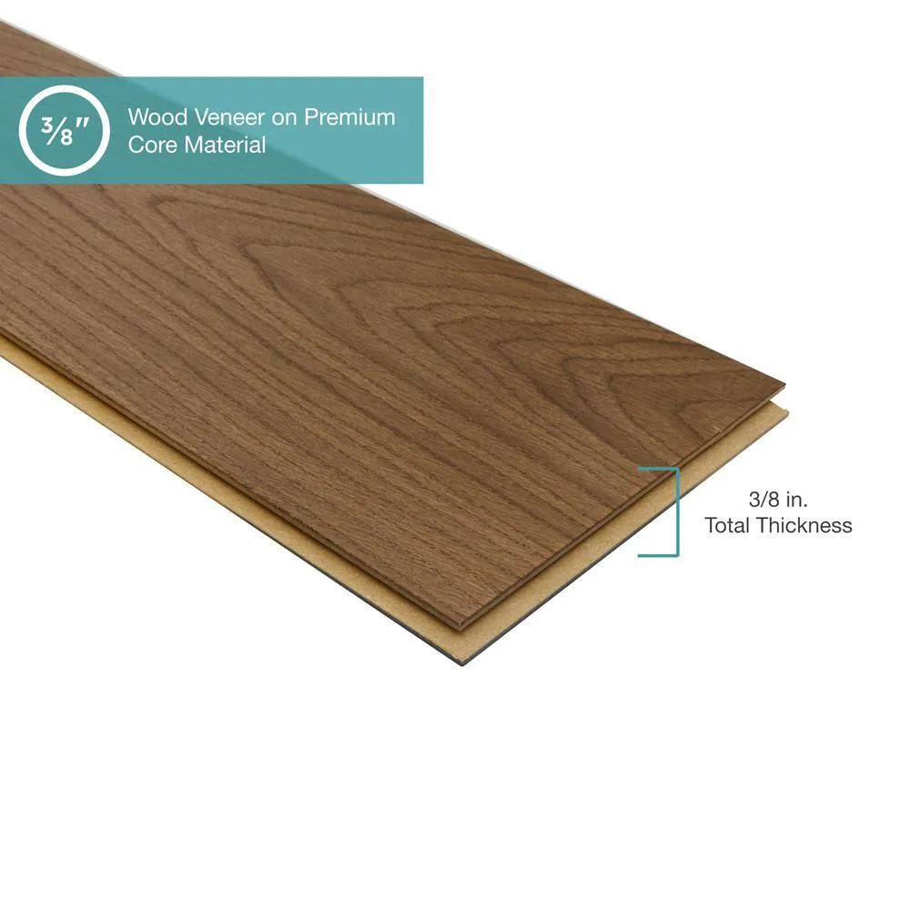 Pergo Defense+ Hadlock Harbor Oak 3/8 in. T x 7.5 in. W Click Lock Engineered Hardwood Flooring (1104.3 sq.ft./pallet), photo 9 of 14