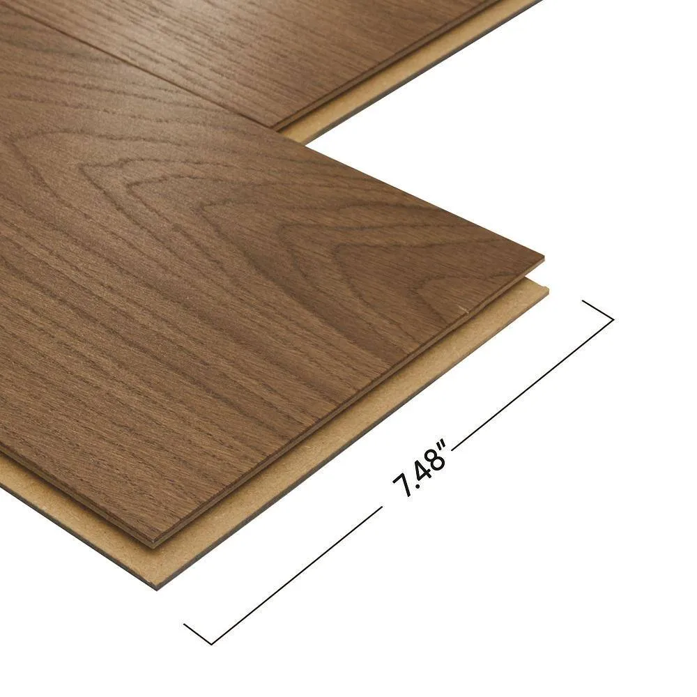 Pergo Defense+ Hadlock Harbor Oak 3/8 in. T x 7.5 in. W Click Lock Engineered Hardwood Flooring (1104.3 sq.ft./pallet), photo 8 of 14