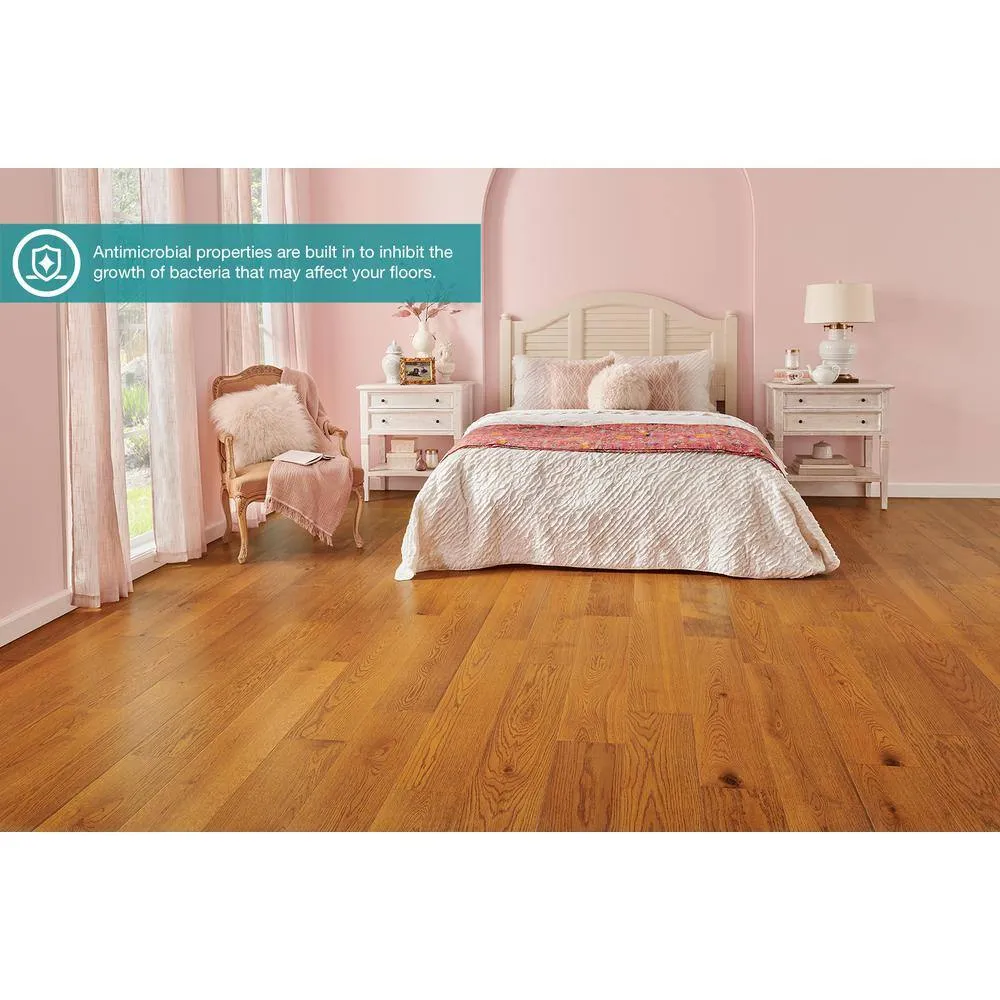 Pergo Defense+ Hales Oak 3/8 in. T x 7.5 in. W Click Lock Distressed Engineered Hardwood Flooring (1104.3 sq.ft./pallet), photo 3 of 13