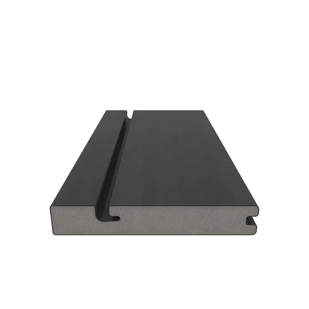 NewTechWood UltraShield Naturale Columbus 1 in. x 6 in. x 8 ft. Hawaiian Charcoal Hybrid Composite Decking Board, photo 5 of 8