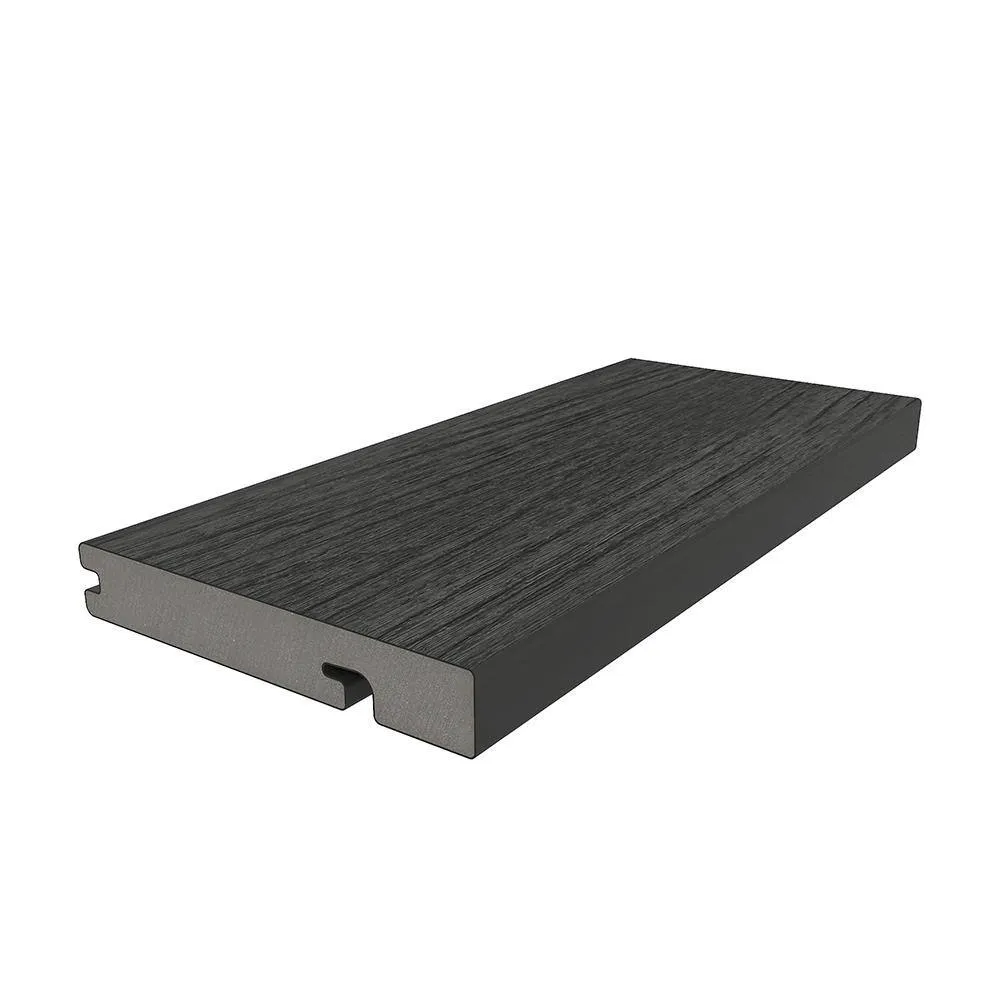 NewTechWood UltraShield Naturale Columbus 1 in. x 6 in. x 8 ft. Hawaiian Charcoal Hybrid Composite Decking Board, photo 7 of 8