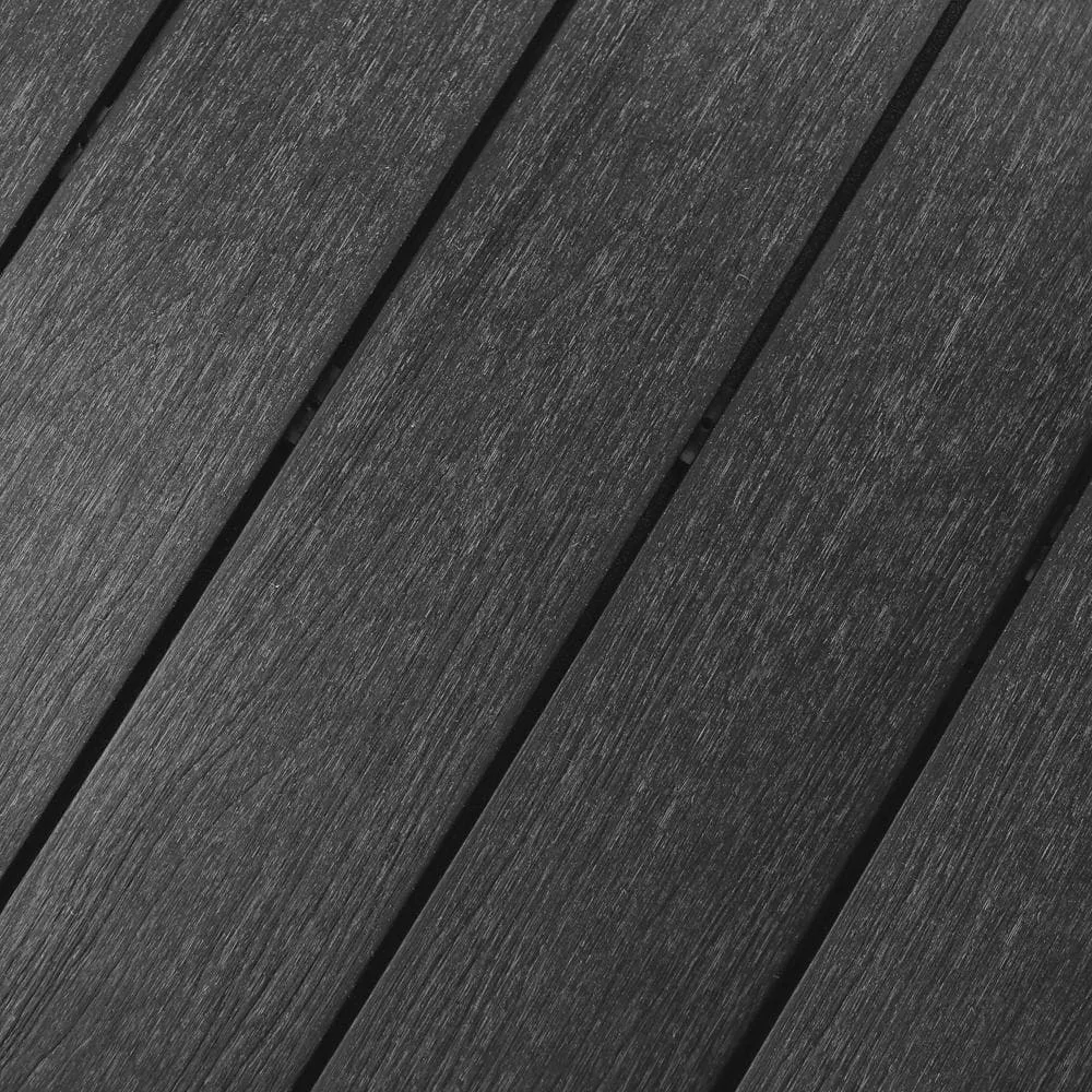 NewTechWood UltraShield Naturale Magellan Series 1 in. x 6 in. x 1 ft. Hollow Hawaiian Charcoal Composite Deck Board Sample, photo 6 of 7