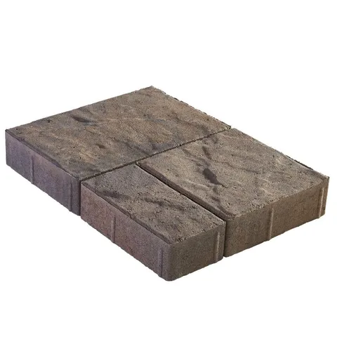 Panorama Demi 3-pc 7.75 × 7.75 × 2.25 in Heritage Buff Concrete Paver