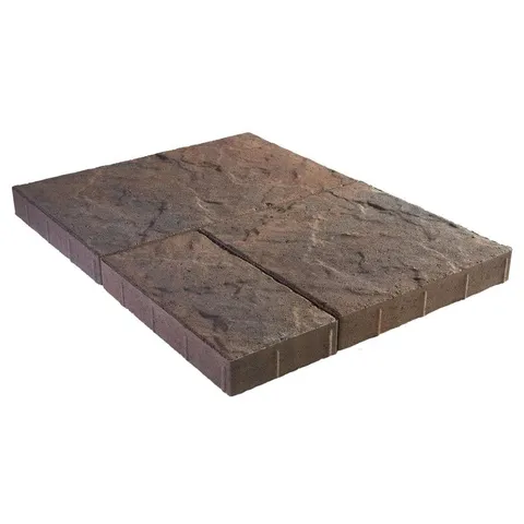Panorama Supra 3-pc 15.75 × 15.75 × 2.25 in Heritage Buff Concrete Paver