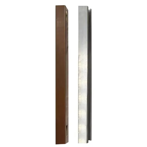 Woodgrain Vinyl Hickory Fence Post
