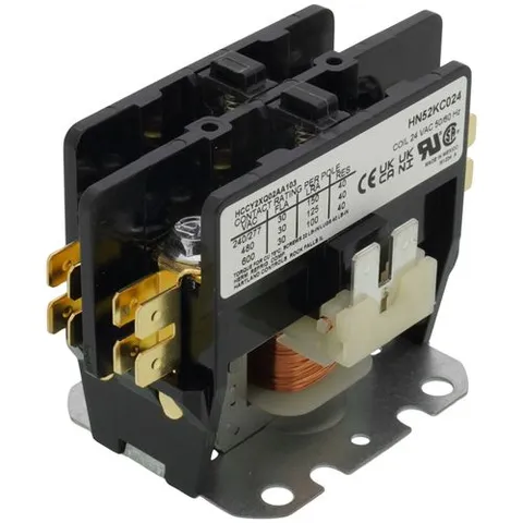 HN52KC024 2-Pole Contactor, 24V 30Amp