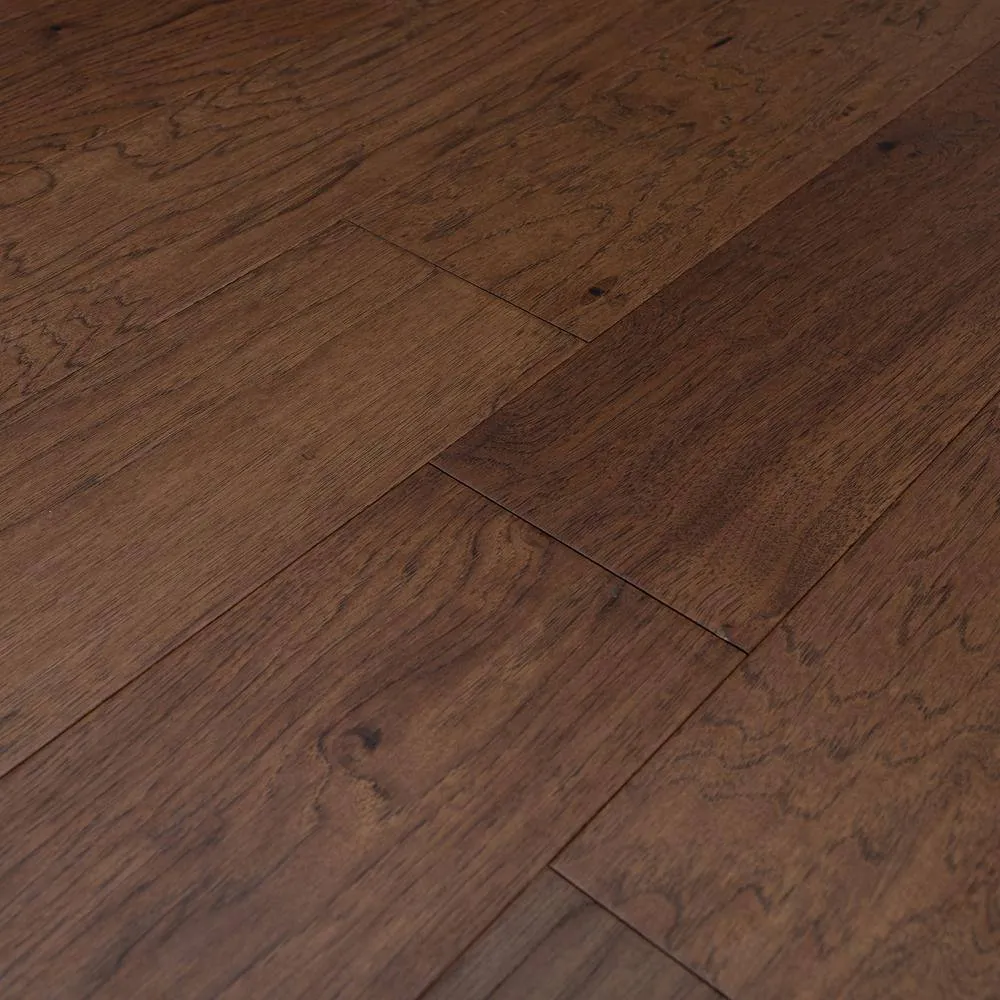 ASPEN FLOORING Holland Hickory 3/8 in. T x 6.5 in. W Tongue and Groove Light Distressed Engineered Hardwood Flooring (43.6 sqft/case), photo 4 of 5