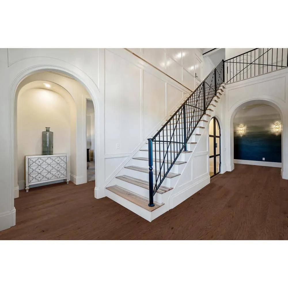 ASPEN FLOORING Holland Hickory 3/8 in. T x 6.5 in. W Tongue and Groove Light Distressed Engineered Hardwood Flooring (43.6 sqft/case), photo 2 of 5