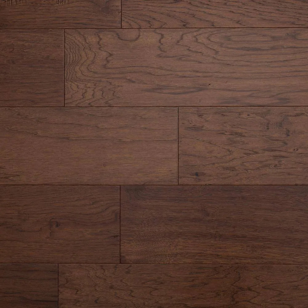 ASPEN FLOORING Holland Hickory 3/8 in. T x 6.5 in. W Tongue and Groove Distressed Engineered Hardwood Flooring (1177.2 sqft/pallet), photo 3 of 6