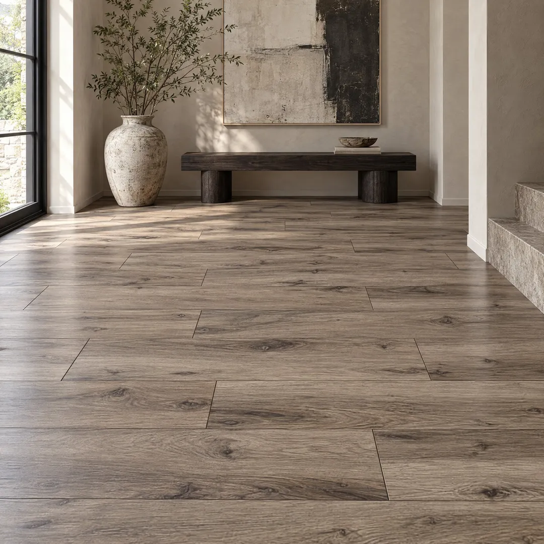 Home Decorators Collection laminate flooring, Claddon Oak, in a room, photo 8 of 23